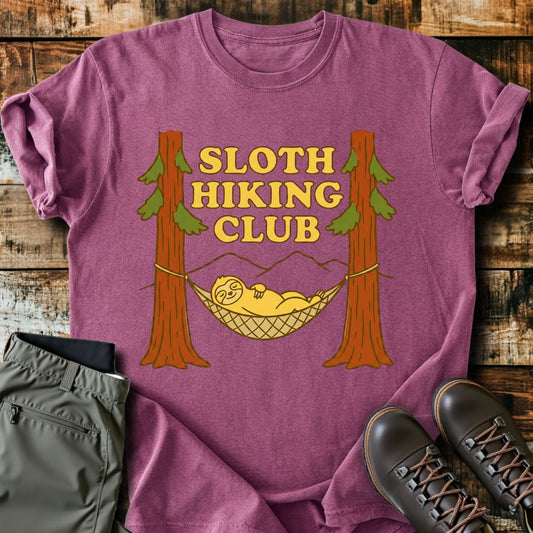 Sloth Hiking Nap T-Shirt