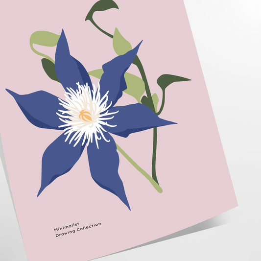 space captivating botanical art poster vibrant orange soothing gray hues wall thoughtful gift print nature elegance indoors sizes A4 cm A0