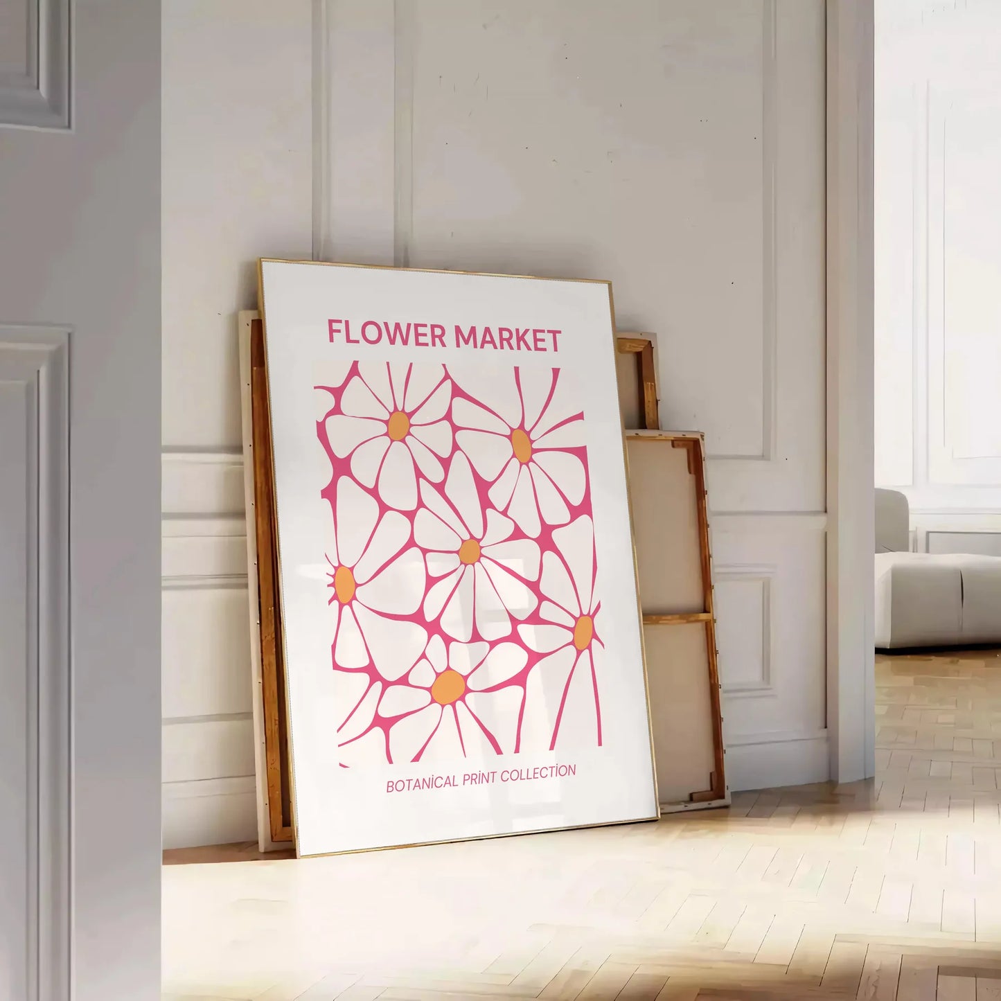 beauty nature stunning botanical art poster vibrant yellow green tones space captivating wall ideal gift home exquisite artwork framed print unframed