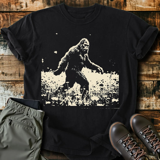 Bigfoot Frolicking T-Shirt