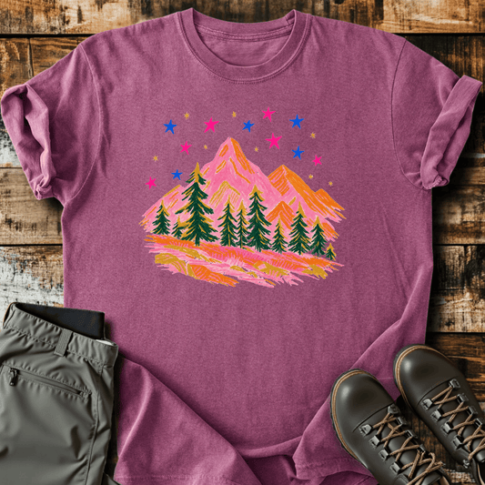 Pink Peaks T-Shirt