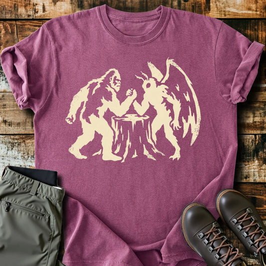 Bigfoot VS Mothman T-Shirt