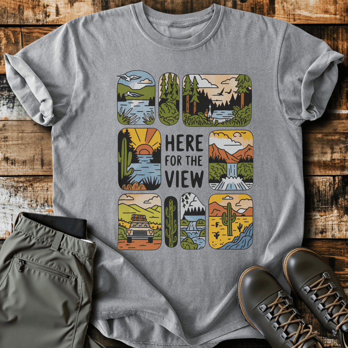 Here For The View T-shirt