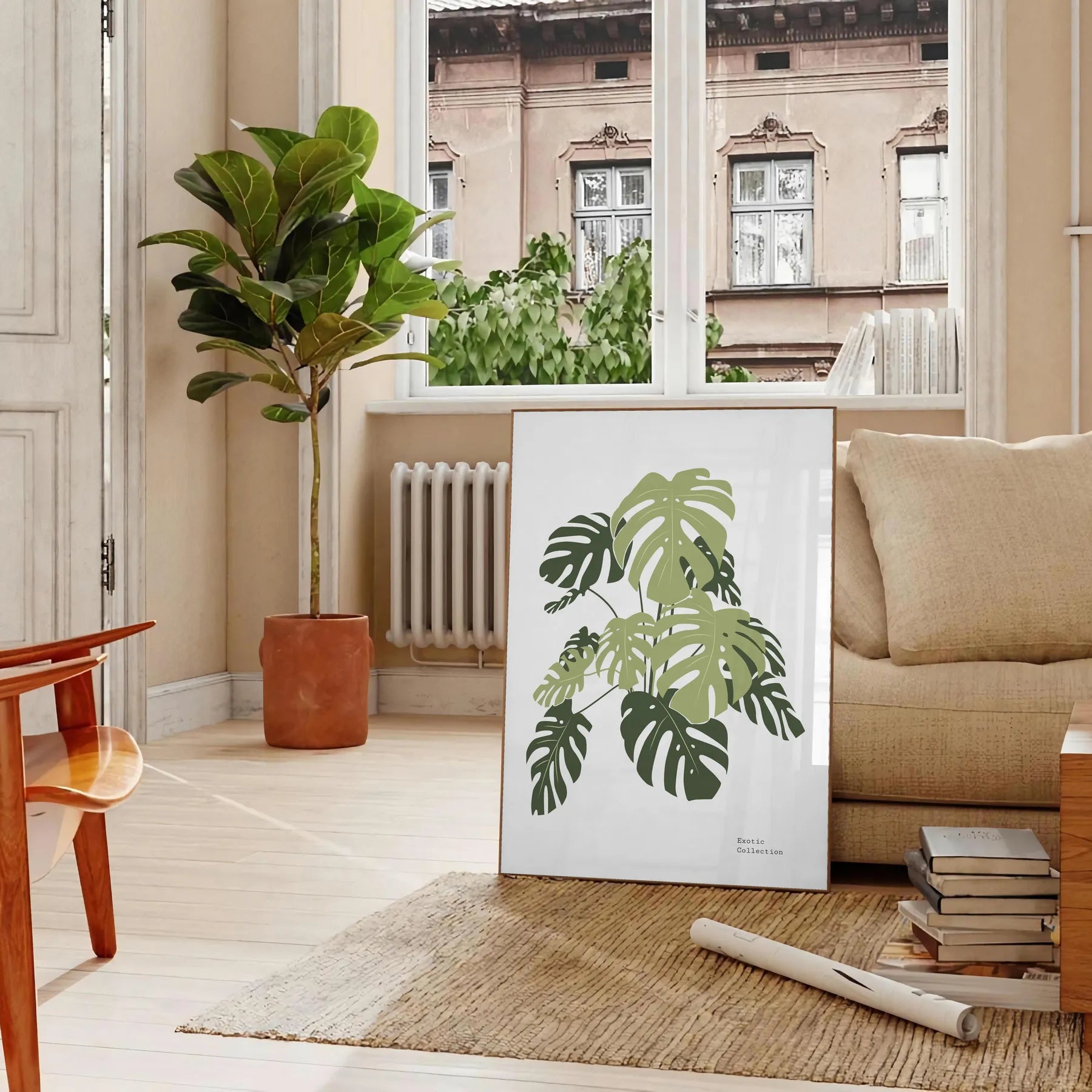space exquisite botanical poster prints lush green white hues captivating wall art timeless perfect gift stunning addition decor standalone print