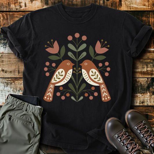 Floral Birds T-Shirt