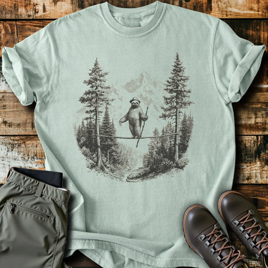 Tightrope Sloth T-Shirt